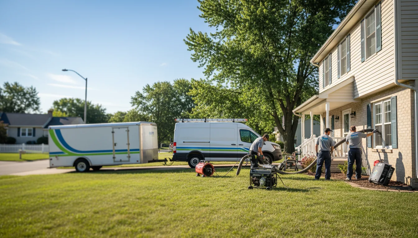Flooded Basement Restoration And Cleanup With Repair in Oxford, IN near me